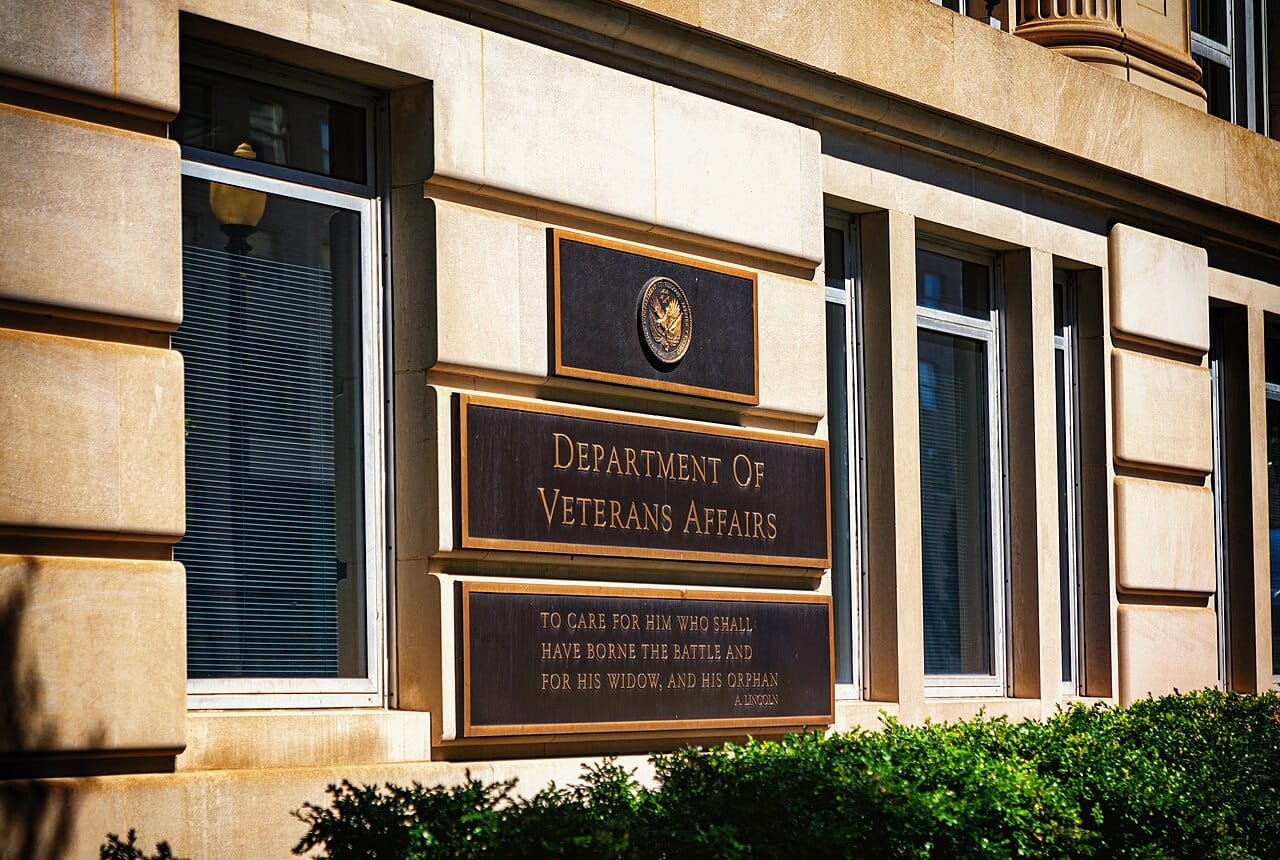 Figure 5: The Institutional Betrayal. The Department of Veterans Affairs headquarters in Washington, D.C., where the policy to strip healthcare access was finalized to coincide with the Jan 30 Epstein dump.
